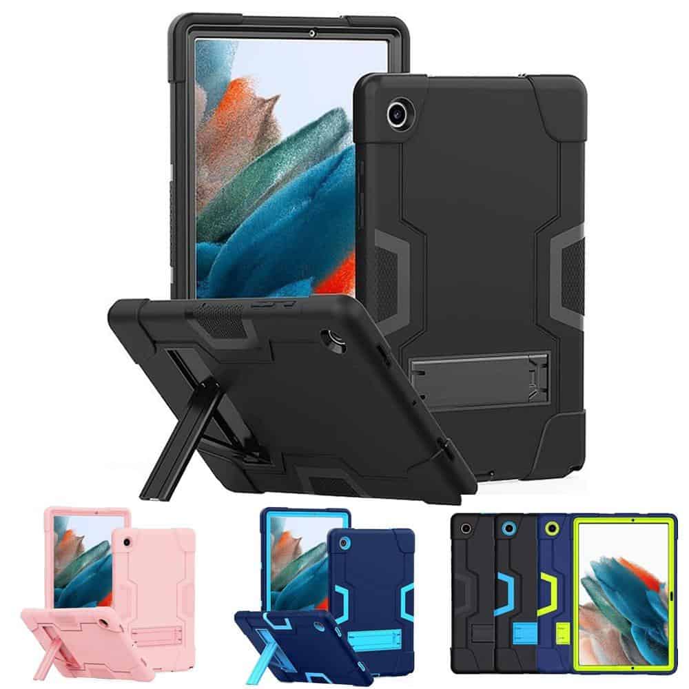Samsung Galaxy Tab A Series Hybrid Fancy Shockproof Heavy Duty Kickstand Case Cover Samsung Galaxy Tab A Series Hybrid Fancy Shockproof Heavy Duty Kickstand Case Cover